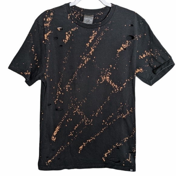 Ninth hall distressed tee black size large - Picture 1 of 5